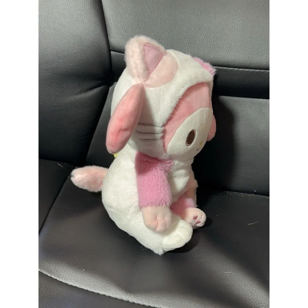 Sanrio My Melody Plush Pink &‎ White Bunny Costume w/ Yellow Bow Collectible